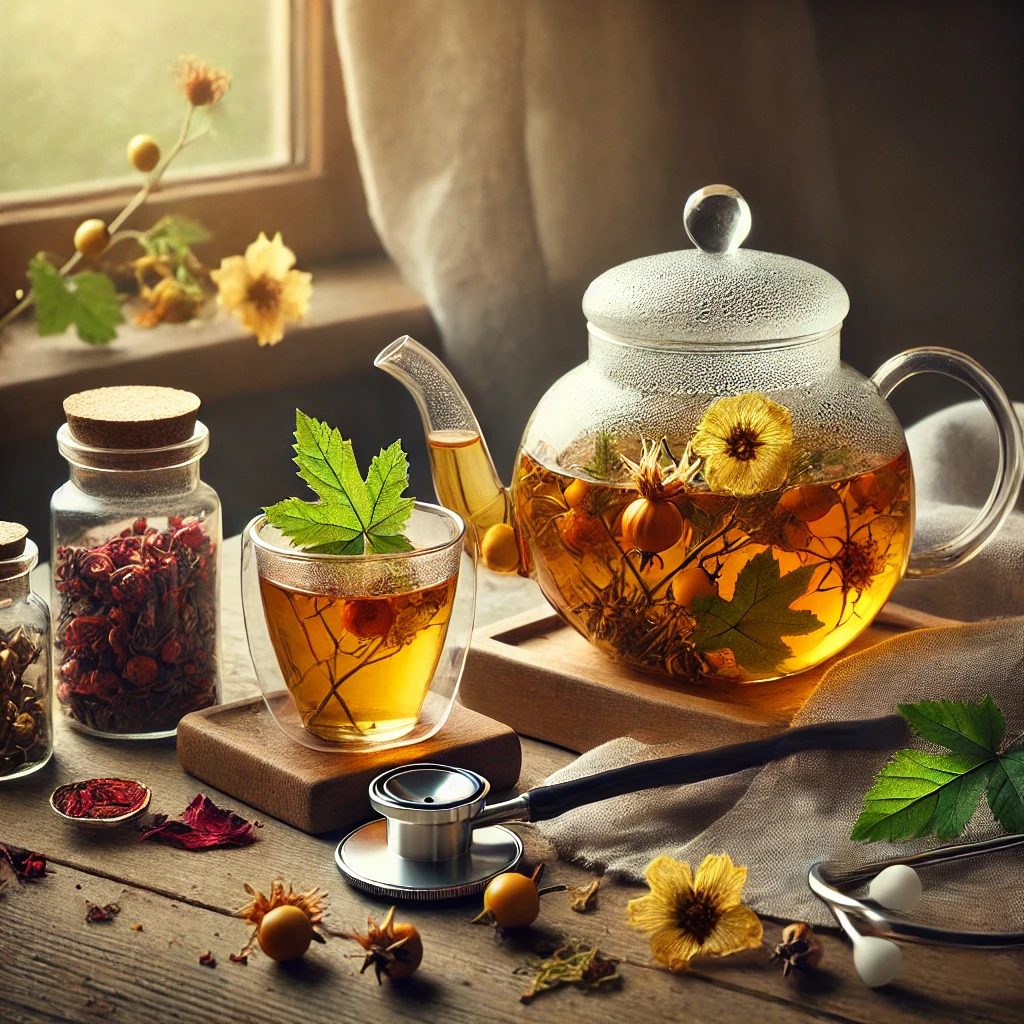 Té verde con manzanilla